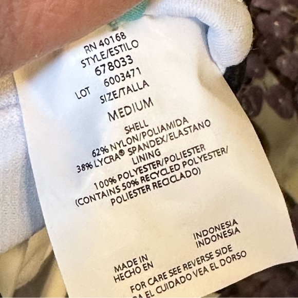 Beach Betty Zebra Print One Piece Swim Suit Sz Medium New NWT - Picture 3 of 9